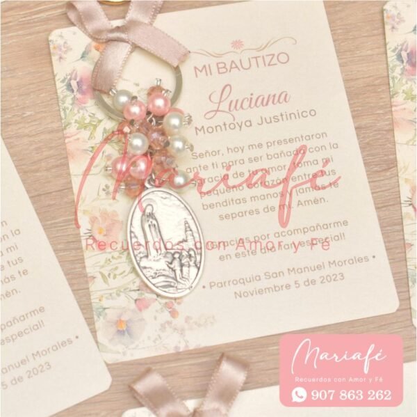 recuerdos religiosos mariafe medalla llavero proteccion virgen de guadalupe bautizo misa de honras comunion lima peru barato eco