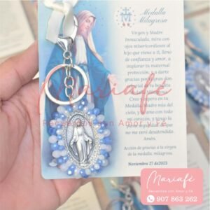recuerdos religiosos mariafe medalla llavero proteccion virgen medalla milagrosa bautizo misa de honras comunion lima peru barato eco